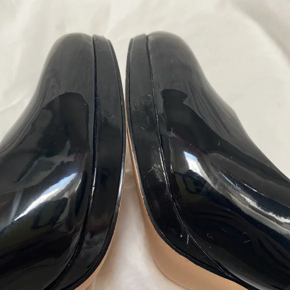 Women’s Nine West Black Patent Platform Stiletto High Heels. Size 8. - Picture 14 of 16